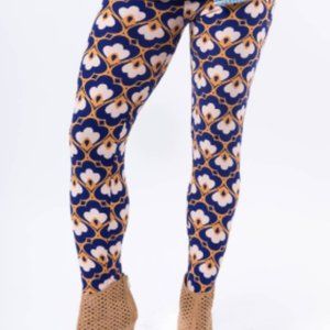 Leggings Floral Scallop S/M